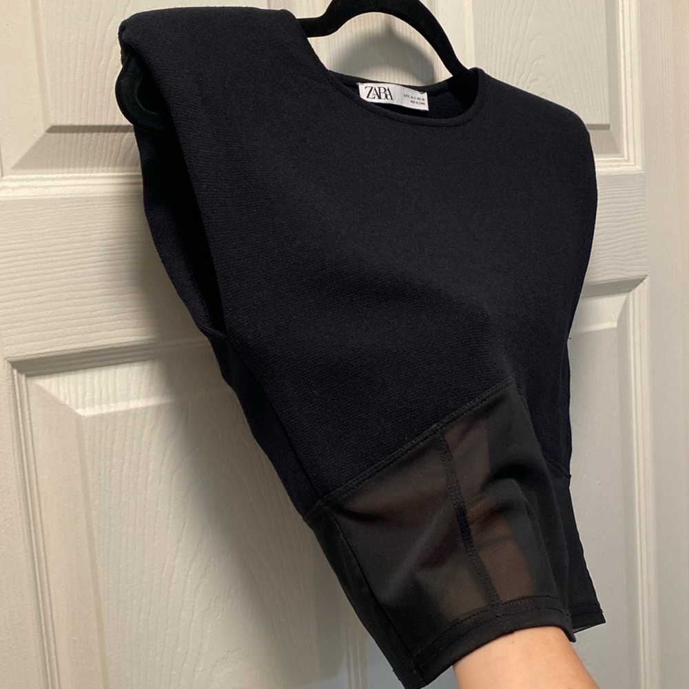 Zara Black Sleeveless Top - Picture 6 of 11